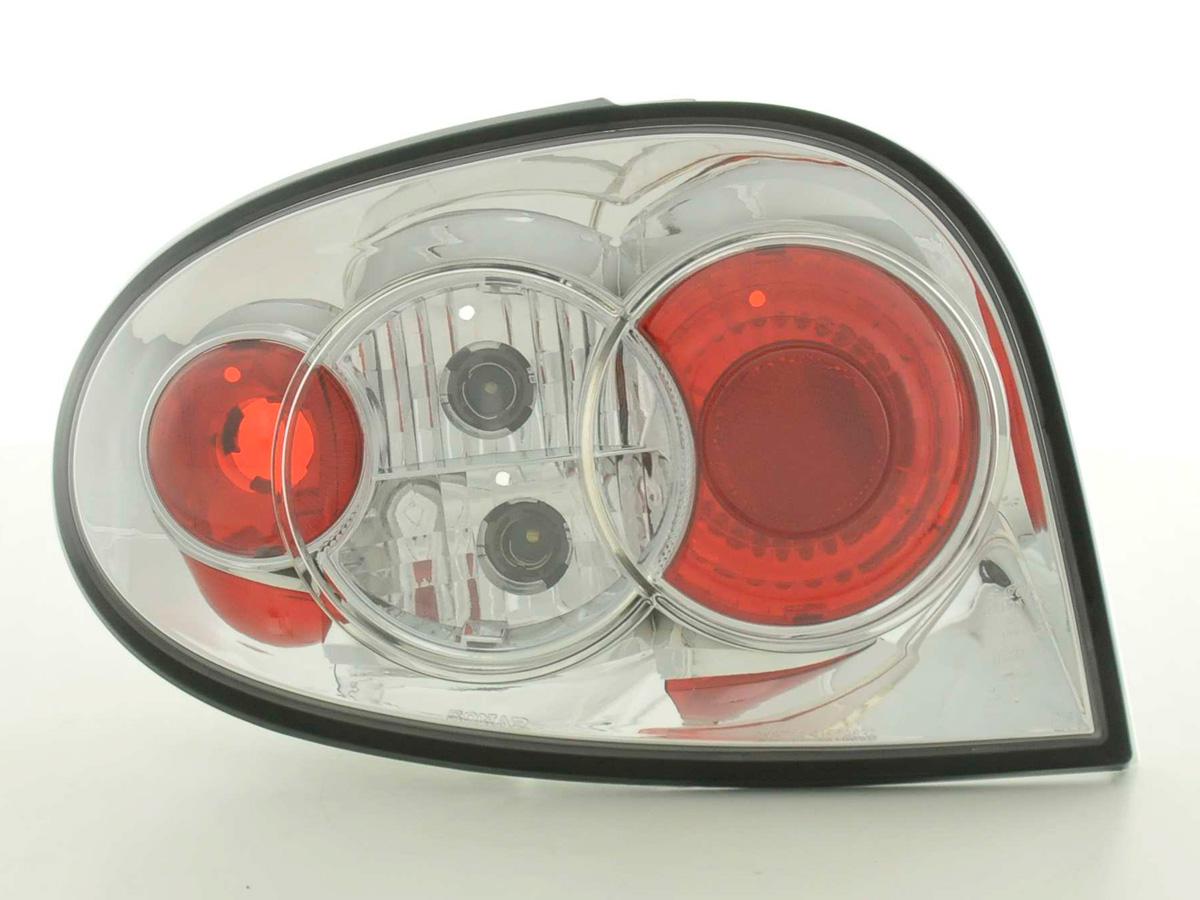 Rückleuchten Set Renault Megane 3-trg. Typ DABALAKAEA 96-98 chrom Rückleuchten Set Renault Megane 3-trg. Typ DABALAKAEA 96-98 chrom